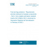 UNE EN ISO 22568-4:2021 Foot and leg protectors - Requirements and test methods for footwear components - Part 4: Non-metallic perforation resistant inserts (ISO 22568-4:2021) (Endorsed by Asociación Española de Normalización in February of 2022.)