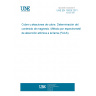 UNE EN 15025:2011 Copper and copper alloys - Determination of magnesium content - Flame atomic absorption spectrometric method (FAAS)