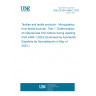 UNE EN ISO 4484-1:2023 Textiles and textile products - Microplastics from textile sources - Part 1: Determination of material loss from fabrics during washing (ISO 4484-1:2023) (Endorsed by Asociación Española de Normalización in May of 2023.)