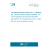 UNE EN 16035:2024 Hardware performance sheet (HPS) - Identification and summary of test evidence to facilitate the inter-changeability of building hardware for application to fire resisting and/or smoke control doorsets and/or openable windows