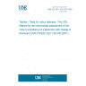 UNE EN ISO 105-J05:2008 Textiles - Tests for colour fastness - Part J05: Method for the instrumental assessment of the colour inconstancy of a specimen with change in illuminant (CMCCON02) (ISO 105-J05:2007)