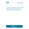 UNE EN 17667:2022 Test method - Determination of thermal resistance of filled textile articles and similar items using small guarded hotplate apparatus