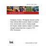 BS ISO 13921:2008 Aerospace. Screws, 100 degrees reduced countersunk head, internal offset cruciform ribbed or unribbed drive, normal shank, short or medium length MJ threads, metallic material, coated or uncoated, strength classes less than or equal to 1100 MPa. Dimensions