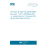 UNE EN 1015-4:1999 METHODS OF TEST FOR MORTAR FOR MASONRY - PART 4: DETERMINATION OF CONSISTENCE OF FRESH MORTAR (BY PLUNGER PENETRATION)