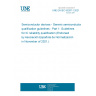 UNE EN IEC 63287-1:2021 Semiconductor devices - Generic semiconductor qualification guidelines - Part 1: Guidelines for IC reliability qualification (Endorsed by Asociación Española de Normalización in November of 2021.)