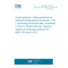 UNE EN ISO 5395-1:2014/A1:2018 Garden equipment - Safety requirements for combustion-engine-powered lawnmowers - Part 1: Terminology and common tests - Amendment 1: Annex G (Vibration test code - Hand-arm vibration and whole-body vibration) (ISO 5395-1:2013/Amd 1:2017)