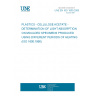 UNE EN ISO 1600:2000 PLASTICS - CELLULOSE ACETATE - DETERMINATION OF LIGHT ABSORPTION ON MOULDED SPECIMENS PRODUCED USING DIFFERENT PERIODS OF HEATING (ISO 1600:1990)