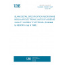 UNE EN 160201:1997 BLANK DETAIL SPECIFICATION: MICROWAVE MODULAR ELECTRONIC UNITS OF ASSESSED QUALITY CAPABILITY APPROVAL (Endorsed by AENOR in July of 1998.)