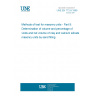 UNE EN 772-9:1999 Methods of test for masonry units - Part 9: Determination of volume and percentage of voids and net volume of clay and calcium silicate masonry units by sand filling