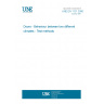 UNE EN 1121:2000 Doors - Behaviour between two different climates - Test methods