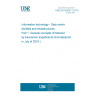 UNE EN 50600-1:2019 Information technology - Data centre facilities and infrastructures - Part 1: General concepts (Endorsed by Asociación Española de Normalización in July of 2019.)