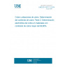 UNE EN 16117-2:2014 Copper and copper alloys - Determination of copper content - Part 2: Electrolytic determination of copper in materials with copper content higher than 99,80 %