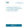 UNE HD 60364-7-721:2020 Low-voltage electrical installations - Part 7-721: Requirements for special installations or locations - Electrical installations in caravans and motor caravans