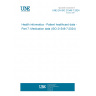 UNE EN ISO 21549-7:2024 Health informatics - Patient healthcard data - Part 7: Medication data (ISO 21549-7:2024)
