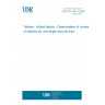 UNE EN 14971:2006 Textiles - Knitted fabrics - Determination of number of stitches per unit length and unit area