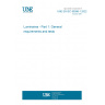 UNE EN IEC 60598-1:2022 Luminaires - Part 1: General requirements and tests