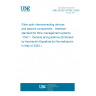 UNE EN IEC 61756-1:2020 Fibre optic interconnecting devices and passive components - Interface standard for fibre management systems - Part 1: General and guidance (Endorsed by Asociación Española de Normalización in May of 2020.)