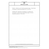 DIN EN ISO 21530 Dentistry - Materials used for dental equipment surfaces - Determination of resistance to chemical disinfectants (ISO 21530:2004)