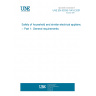 UNE EN 60335-1/A16:2001 Safety of household and similar electrical appliances -- Part 1: General requirements