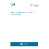 UNE 30151:1960 ANALYSIS REAGENTS. POTASIUM FTALATE ACID.