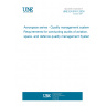 UNE EN 9101:2024 Aerospace series - Quality management systems - Requirements for conducting audits of aviation, space, and defence quality management Systems