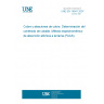 UNE EN 14941:2007 Copper and copper alloys - Determination of cobalt content - FAAS method