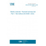 UNE EN ISO 6508-1:2024 Metallic materials - Rockwell hardness test - Part 1: Test method (ISO 6508-1:2023)