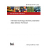 BS ISO/IEC 30107-1:2023 Information technology. Biometric presentation attack detection Framework