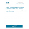 UNE EN ISO 19064-2:2021 Plastics - Styrene-acrylonitrile (SAN) moulding and extrusion materials - Part 2: Preparation of test specimens and determination of properties (ISO 19064-2:2020)