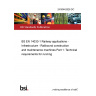 24/30442826 DC BS EN 14033-1 Railway applications - Infrastructure - Railbound construction and maintenance machines Part 1: Technical requirements for running