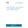 UNE ISO/IEC 20000-2:2023 Information technology — Service management — Part 2: Guidance on the application of service management systems