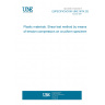 ESPECIFICACION UNE 0074:2023 Plastic materials. Shear test method by means of tension-compression on cruciform specimen