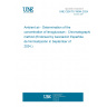 UNE CEN/TS 18044:2024 Ambient air - Determination of the concentration of levoglucosan - Chromatographic method (Endorsed by Asociación Española de Normalización in September of 2024.)