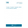 UNE EN 17902:2024 Furniture - Circularity - Evaluation method for dis/re-assembly capability