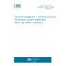 UNE ISO 19005-1:2008 Document management --  Electronic document file format for long-term preservation -- Part 1: Use of PDF 1.4 (PDF/A-1).