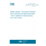 UNE EN ISO 14577-3:2016 Metallic materials - Instrumented indentation test for hardness and materials parameters - Part 3: Calibration of reference blocks (ISO 14577-3:2015)