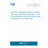 UNE EN ISO 14529-3:2000 PLASTICS - MELAMINE/PHENOLIC POWDER MOULDING COMPOUNDS (MP-PMCs) - PART 3: REQUIREMENT FOR SELECTED MOULDING COMPOUNDS. (ISO 14529-3:1999)