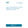 UNE EN 12280-2:2002 Rubber- or plastic-coated fabrics - Accelerated ageing tests - Part 2: Physical ageing: effect of light or weathering