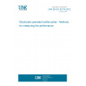 UNE EN IEC 63174:2022 Electrically operated toothbrushes - Methods for measuring the performance