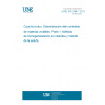 UNE ISO 248-1:2013 Rubber, raw — Determination of volatile-matter content — Part 1: Hot-mill method and oven method