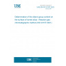 UNE EN ISO 23157:2023 Determination of the silanol group content on the surface of fumed silica - Reaction gas chromatographic method (ISO 23157:2021)