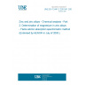 UNE EN 12441-2:2001/A1:2003 Zinc and zinc alloys - Chemical analysis - Part 2: Determination of magnesium in zinc alloys - Flame atomic absorption spectrometric method (Endorsed by AENOR in July of 2003.)