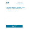 UNE EN ISO 10325:2019 Fibre ropes - High modulus polyethylene - 8-strand braided ropes, 12-strand braided ropes and covered ropes (ISO 10325:2018)