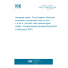 UNE EN 2996-005:2006 Aerospace series - Circuit breakers, three-pole, temperature compensated, rated current 1 A to 25 A - Part 005: With polarized signal contact - Product standard (Endorsed by AENOR in February of 2007.)