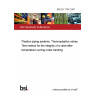 BS EN 1704:1997 Plastics piping systems. Thermoplastics valves. Test method for the integrity of a valve after temperature cycling under bending