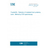 UNE EN 1786:1997 Foodstuffs - Detection of irradiated food containing bone - Method by ESR spectroscopy