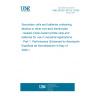 UNE EN IEC 63115-1:2020 Secondary cells and batteries containing alkaline or other non-acid electrolytes - Sealed nickel-metal hydride cells and batteries for use in industrial applications - Part 1: Performance (Endorsed by Asociación Española de Normalización in May of 2020.)