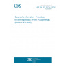 UNE EN ISO 19135-1:2016 Geographic information - Procedures for item registration - Part 1: Fundamentals (ISO 19135-1:2015)