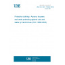 UNE EN ISO 13998:2004 Protective clothing - Aprons, trousers and vests protecting against cuts and stabs by hand knives (ISO 13998:2003)