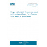 UNE EN 1514-8:2005 Flanges and their joints. Dimensions of gaskets for PN- designated flanges. Part 8: Polymeric O-ring gaskets for grooved flanges